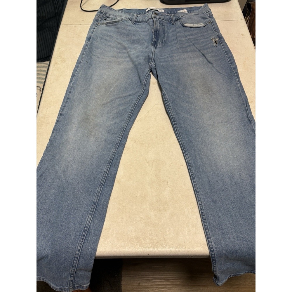 Calvin Klein Jeans Mens Size 34x30 Straight Leg‎ Whiskers Normcore Classiccore